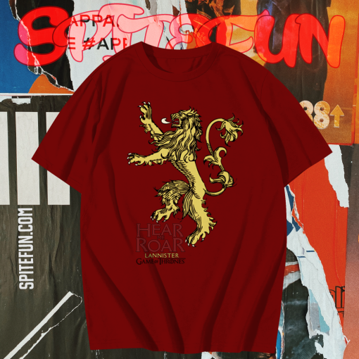 Game of Thrones Hear Me Roar Lannister T-Shirt TPKJ1