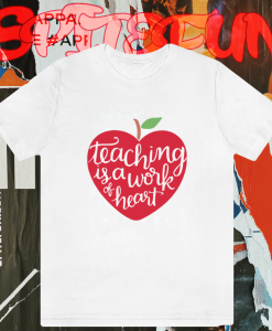 Valentines Day Teacher T-Shirt TPKJ1