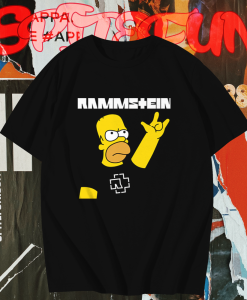 Rammstein Homer Simpson T Shirt TPKJ1