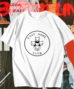 Stay Home Club T-shirt TPKJ1