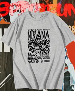 Live Nirvana Concert Chronology T-Shirt TPKJ3