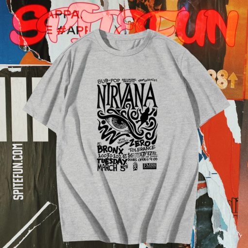 Live Nirvana Concert Chronology T-Shirt TPKJ3